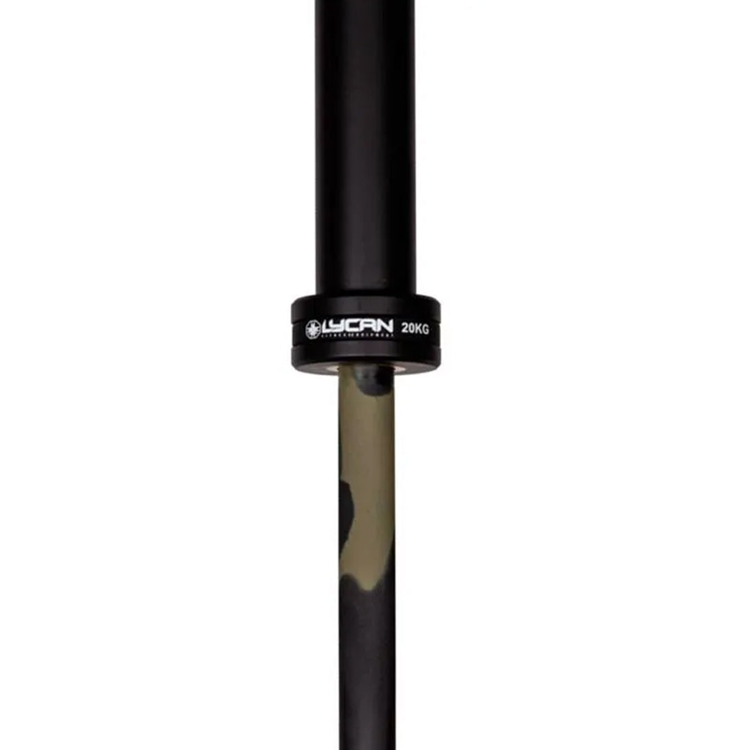 Barra Para Crossfit Lycan Cerakote Camuflaje Verde de 20 kg 2