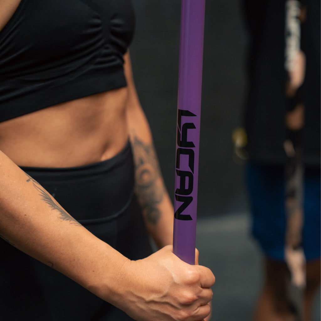 Barra Para Crossfit Lycan Cerakote Morada de 15 kg 5