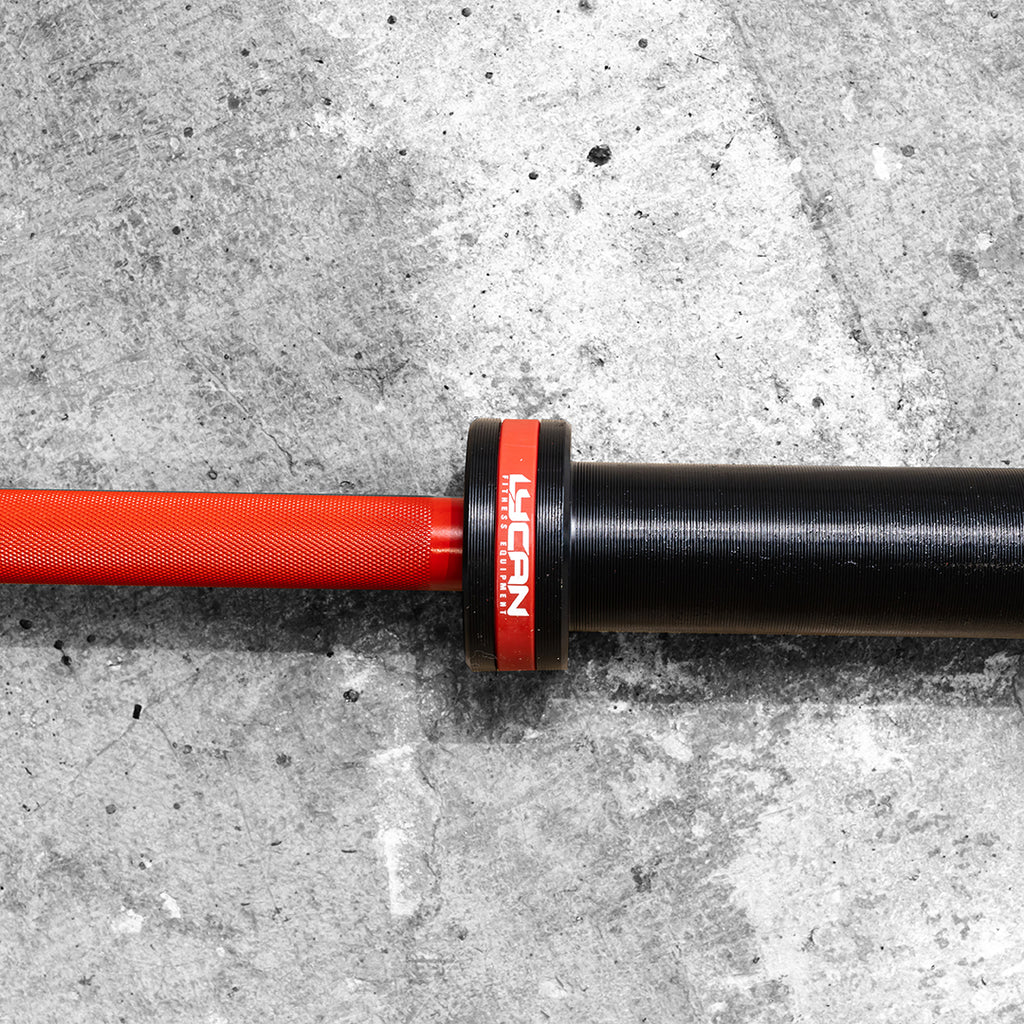 Barra Para Crossfit Lycan Cerakote Roja de 20 kg 2
