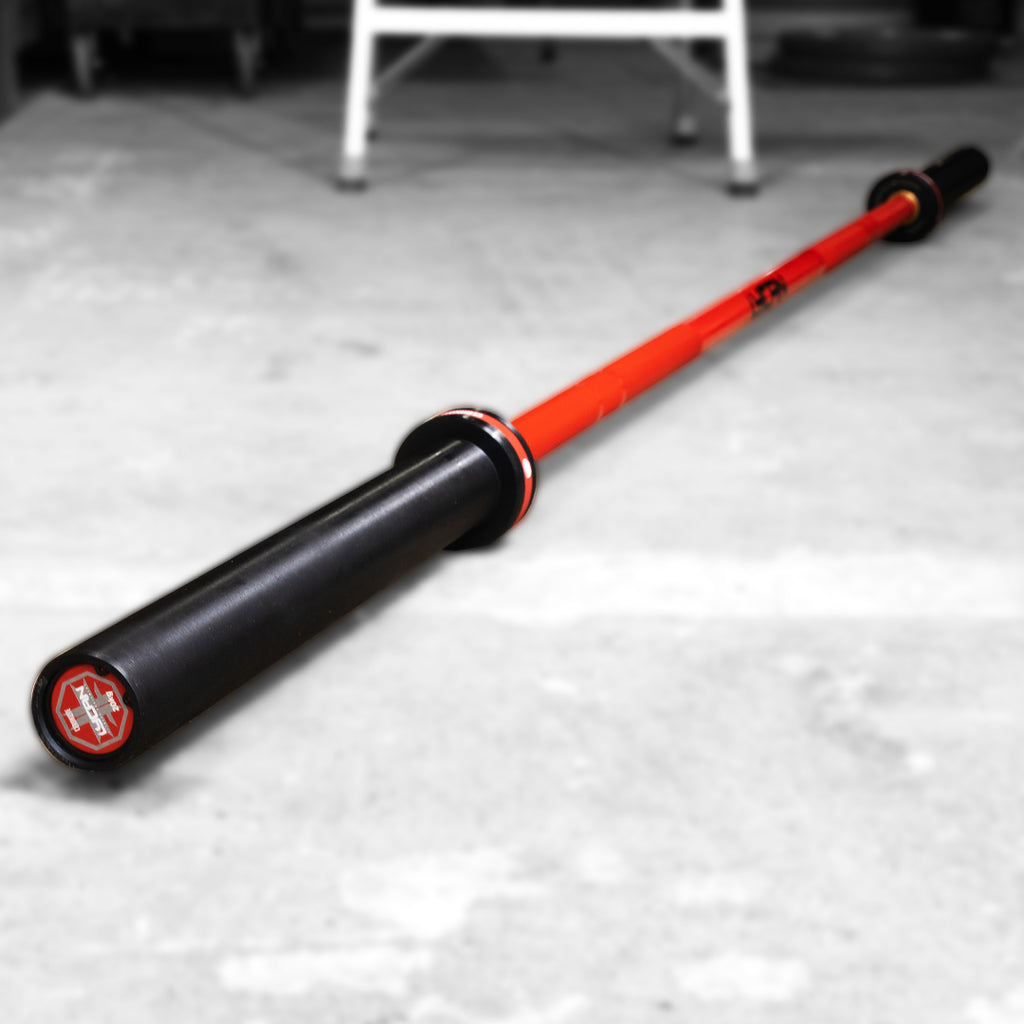 Barra Para Crossfit Lycan Cerakote Roja de 20 kg 4