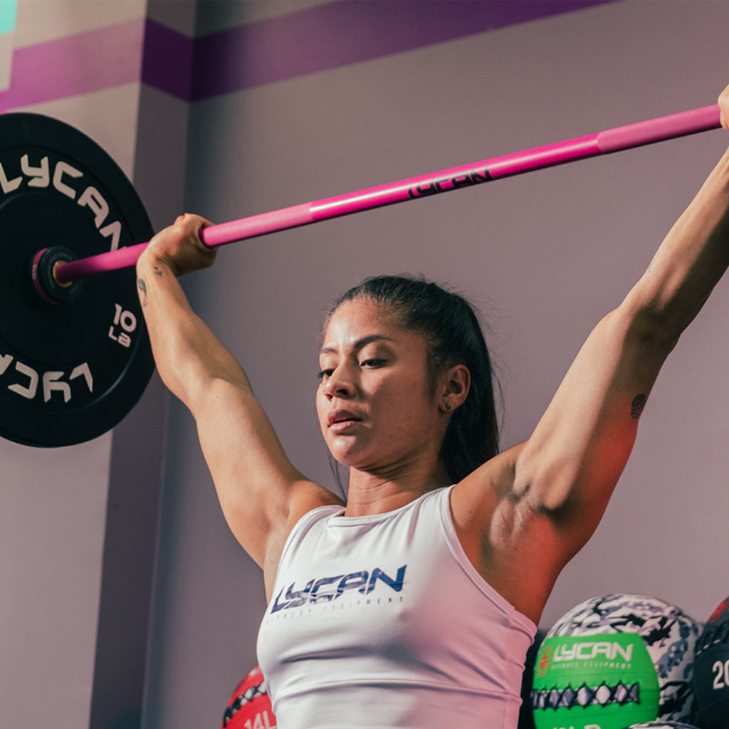 Barra Para Crossfit Lycan Cerakote Rosada de 15 kg 3