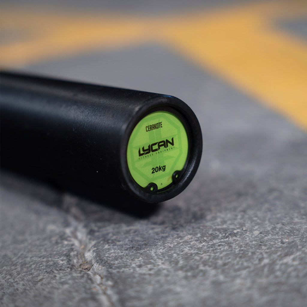 Barra Para Crossfit Lycan Cerakote Verde de 20 kg 4