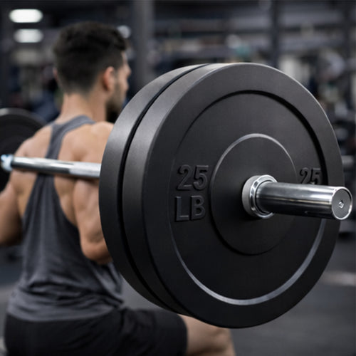 Bumper Plate Negro de 25 lb 2