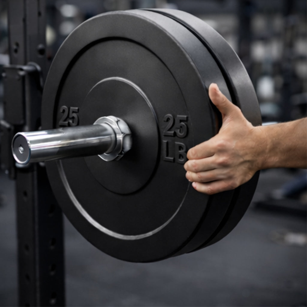 Bumper Plate Negro de 25 lb 3