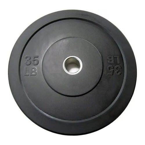 Bumper Plate Negro de 35 lb 1