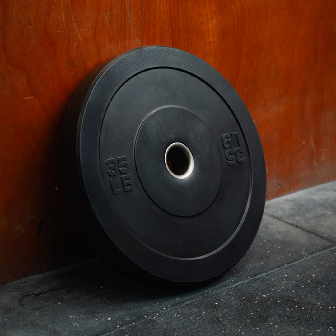 Bumper Plate Negro de 35 lb 3