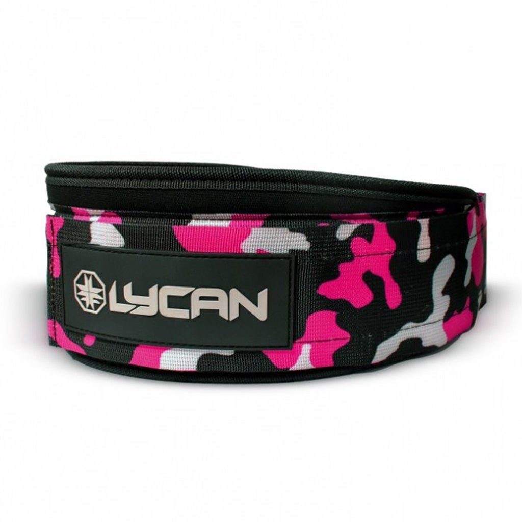 Cinturón con Velcro de 4 Pulgadas Lycan Camuflaje Rosado 1