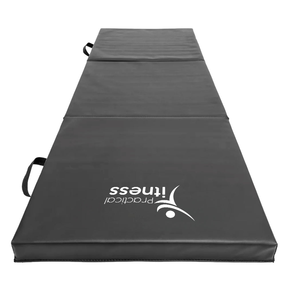 Colchoneta Plegable en 3 Piezas Practical Fitness Negra 2