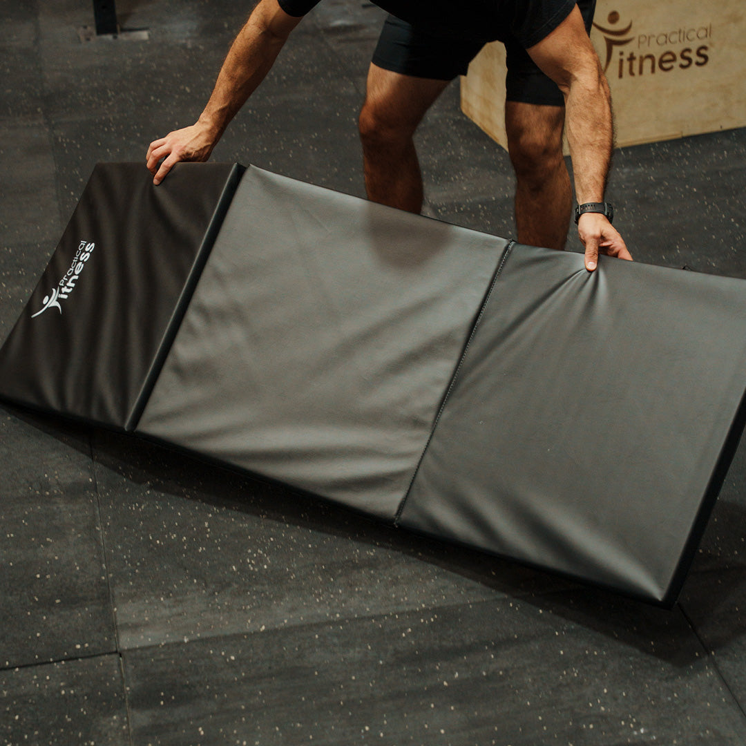 Colchoneta Plegable en 3 Piezas Practical Fitness Negra 6