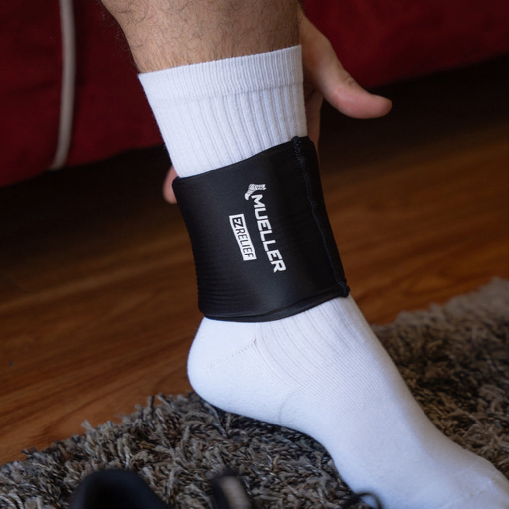 Funda de Compresion Para Pie con Almohadilla de Gel Mueller Negra 5