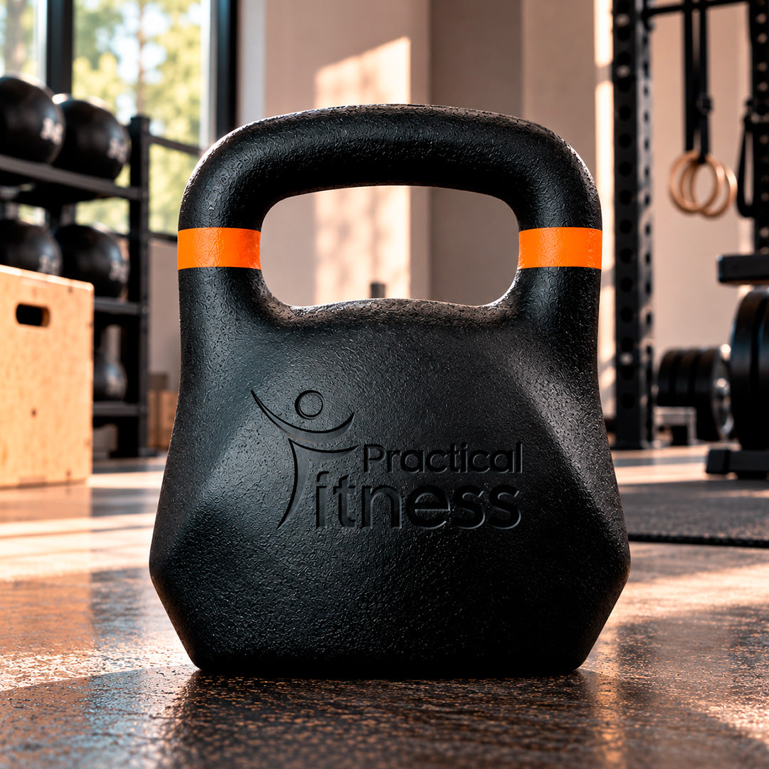 Kettlebell de Hierro Fundido Pro Practical Fitness de 28 kg 4