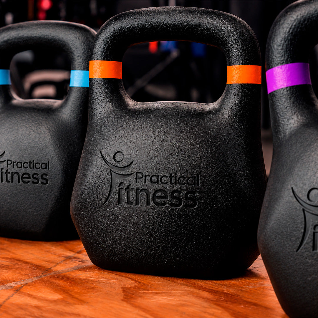 Kettlebell de Hierro Fundido Pro Practical Fitness de 28 kg 5