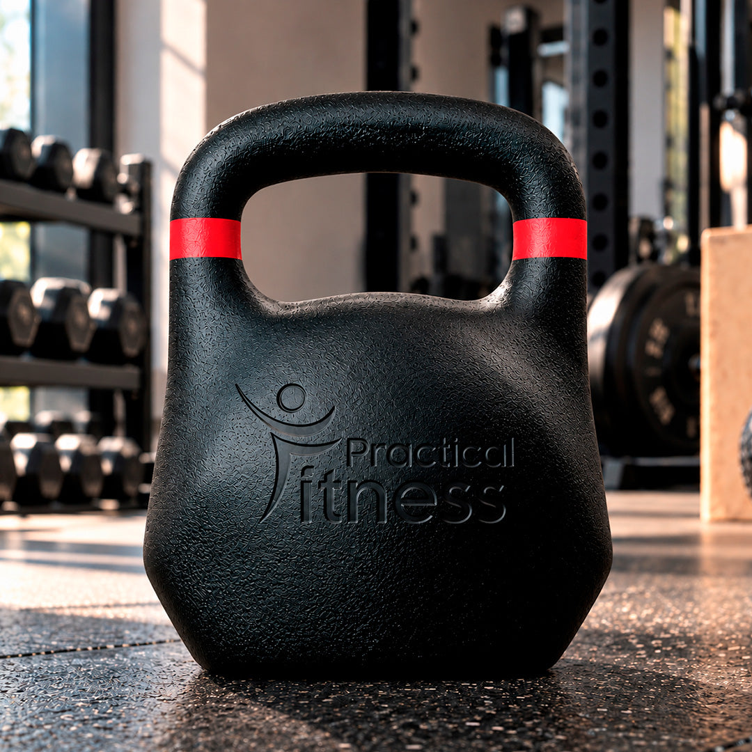 Kettlebell de Hierro Fundido Pro Practical Fitness de 32 kg 4