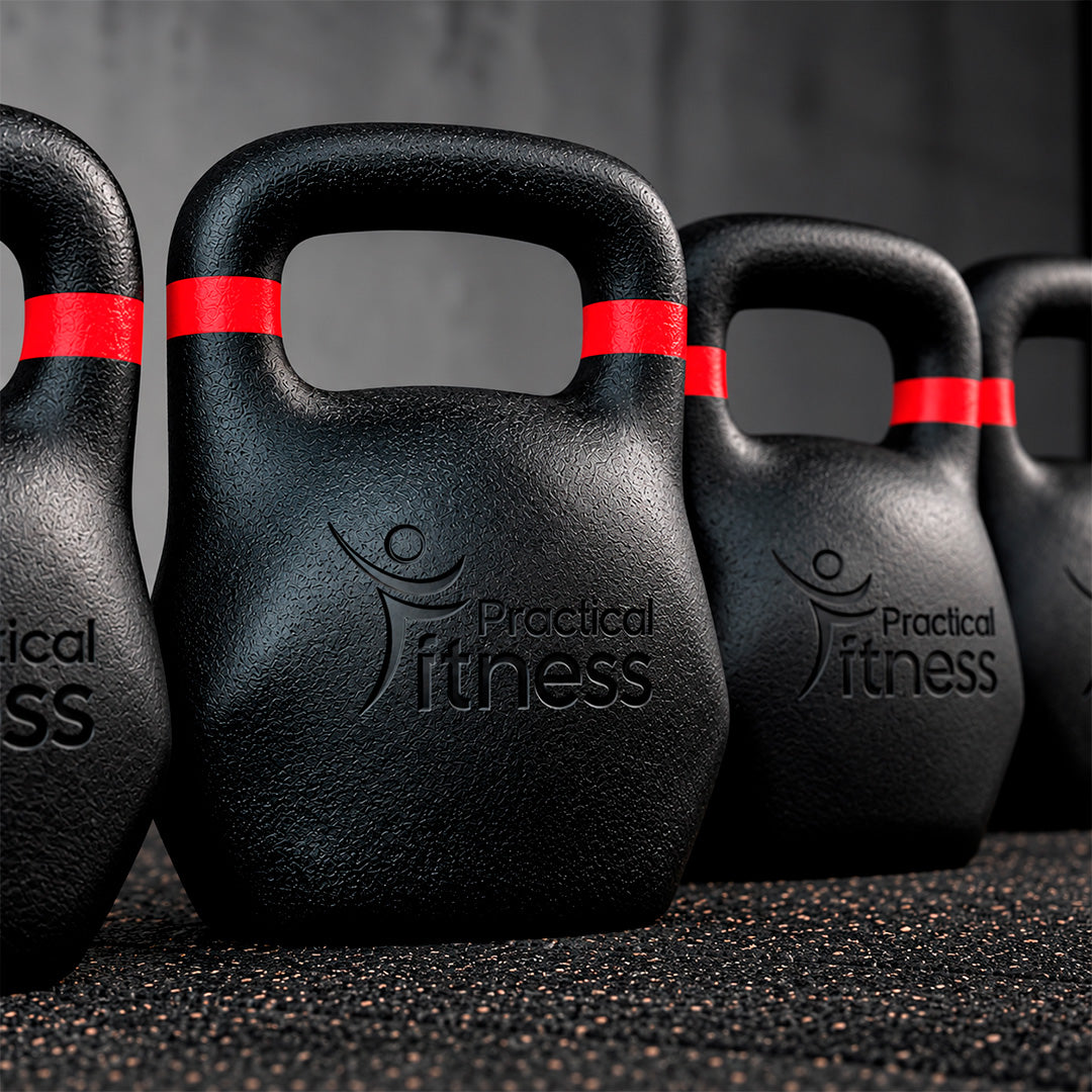 Kettlebell de Hierro Fundido Pro Practical Fitness de 32 kg 5