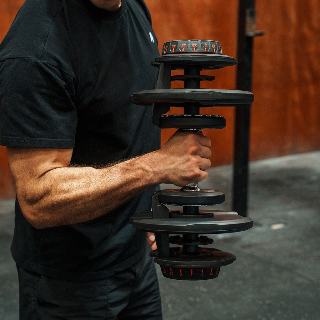 Mancuernas con Peso Ajustable Practical Fitness de 40 kg c/u (par) 4