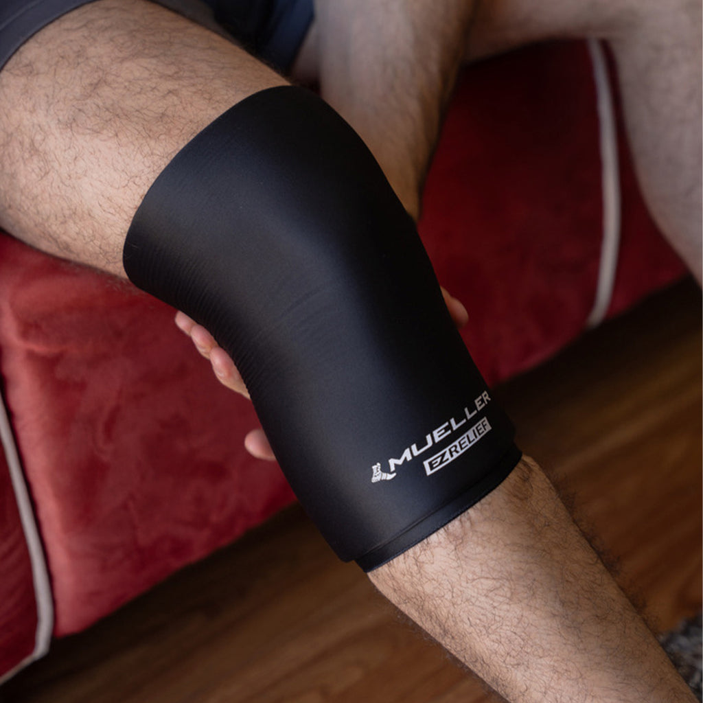 Manga de Compresion Multiusos con Almohadilla de Gel Mueller Negra 5