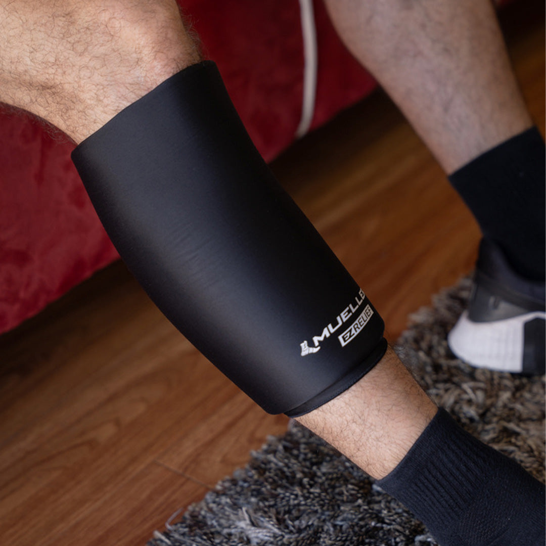 Manga de Compresion Multiusos con Almohadilla de Gel Mueller Negra 6