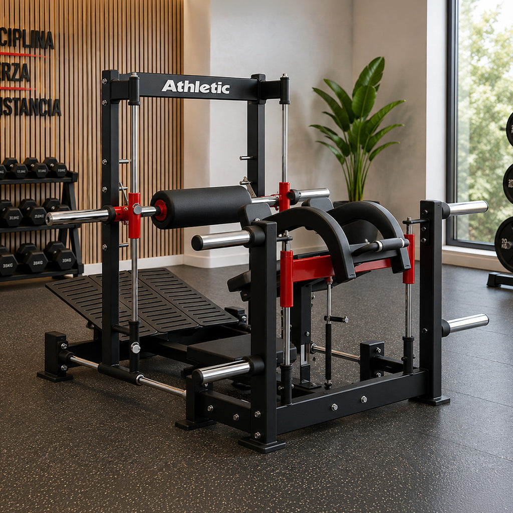 Maquina Hip Thrust 3D Pro Sculpt Athletic Vision 4