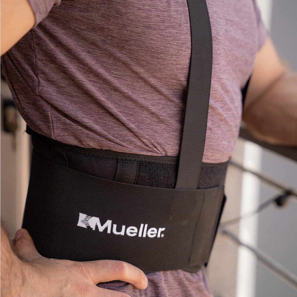 Soporte Para Espalda con Tirantes Mueller Negro 4
