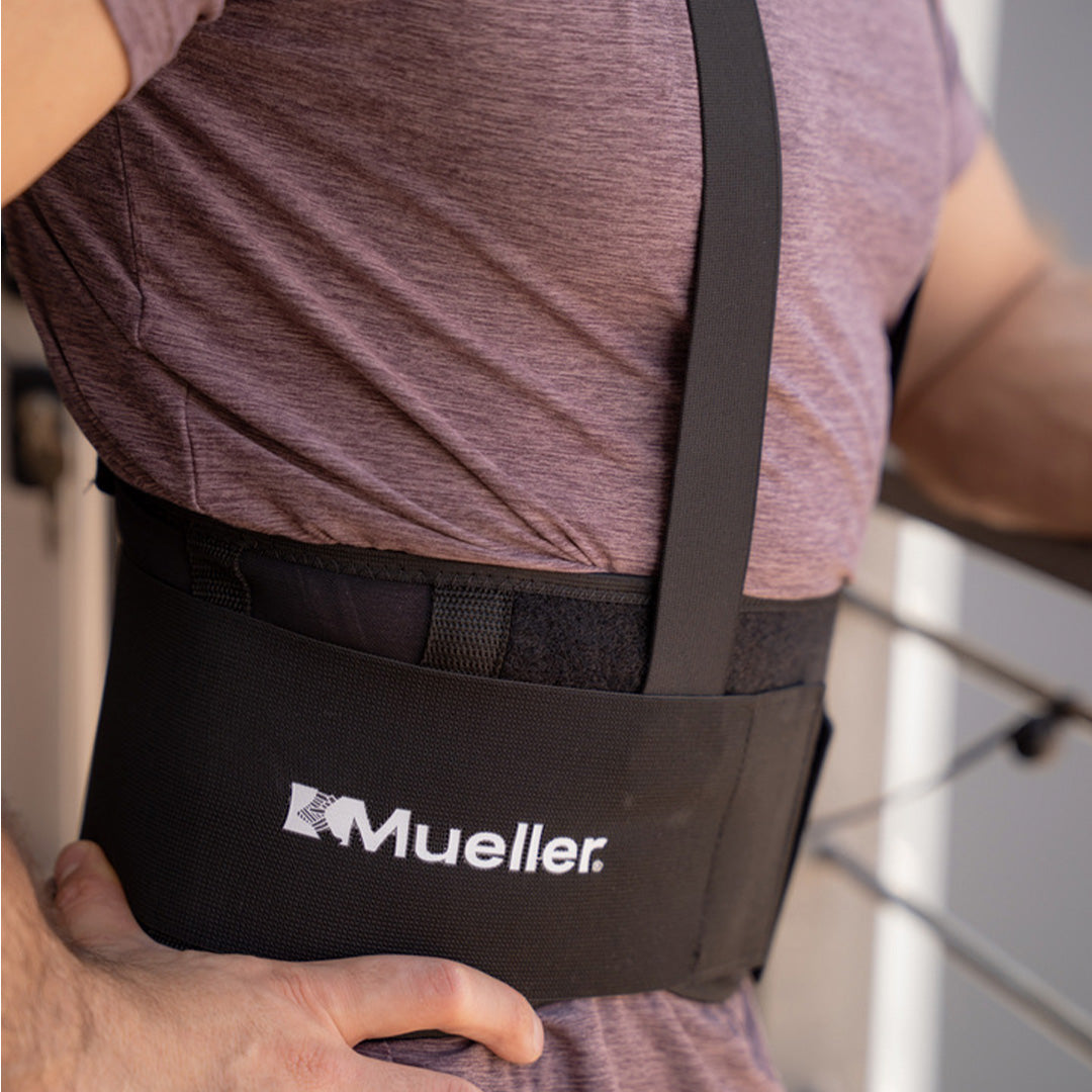 Soporte Para Espalda con Tirantes Mueller Negro 4