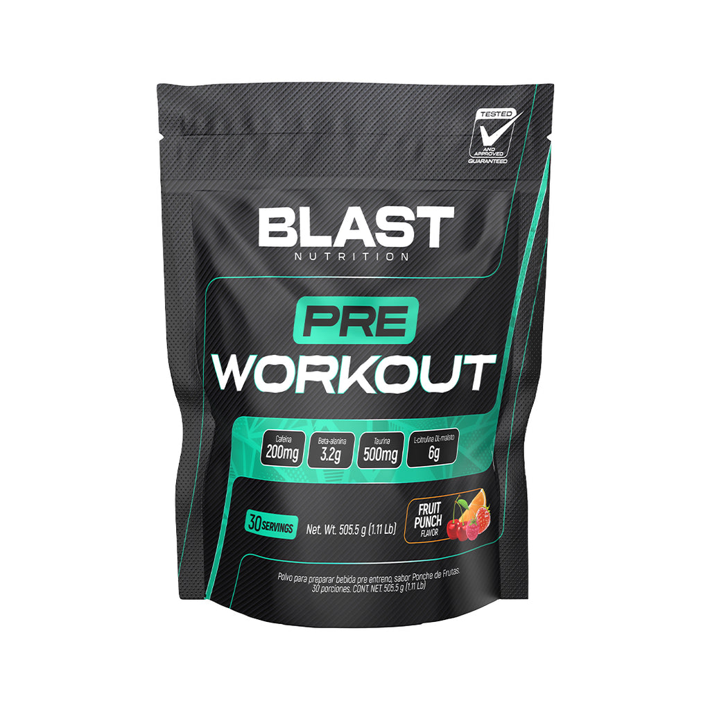 Pre-Workout Blast Ponche de Frutas de 505 g image 0