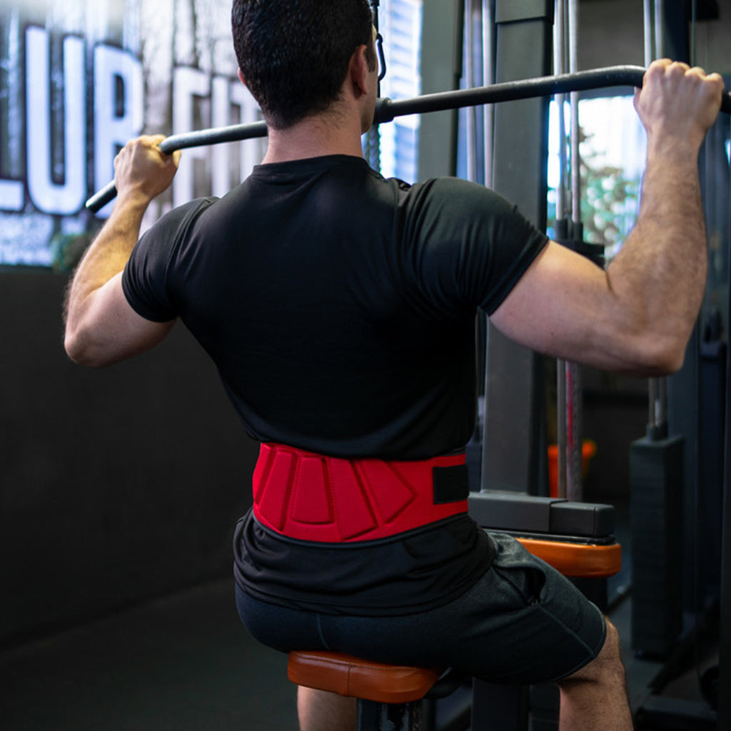 Cinturón con Velcro de 6 Pulgadas Meister Rojo S/M image 4