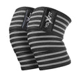 Vendas Para Rodillas con Velcro Volxfit Negras con Gris (par) image 0
