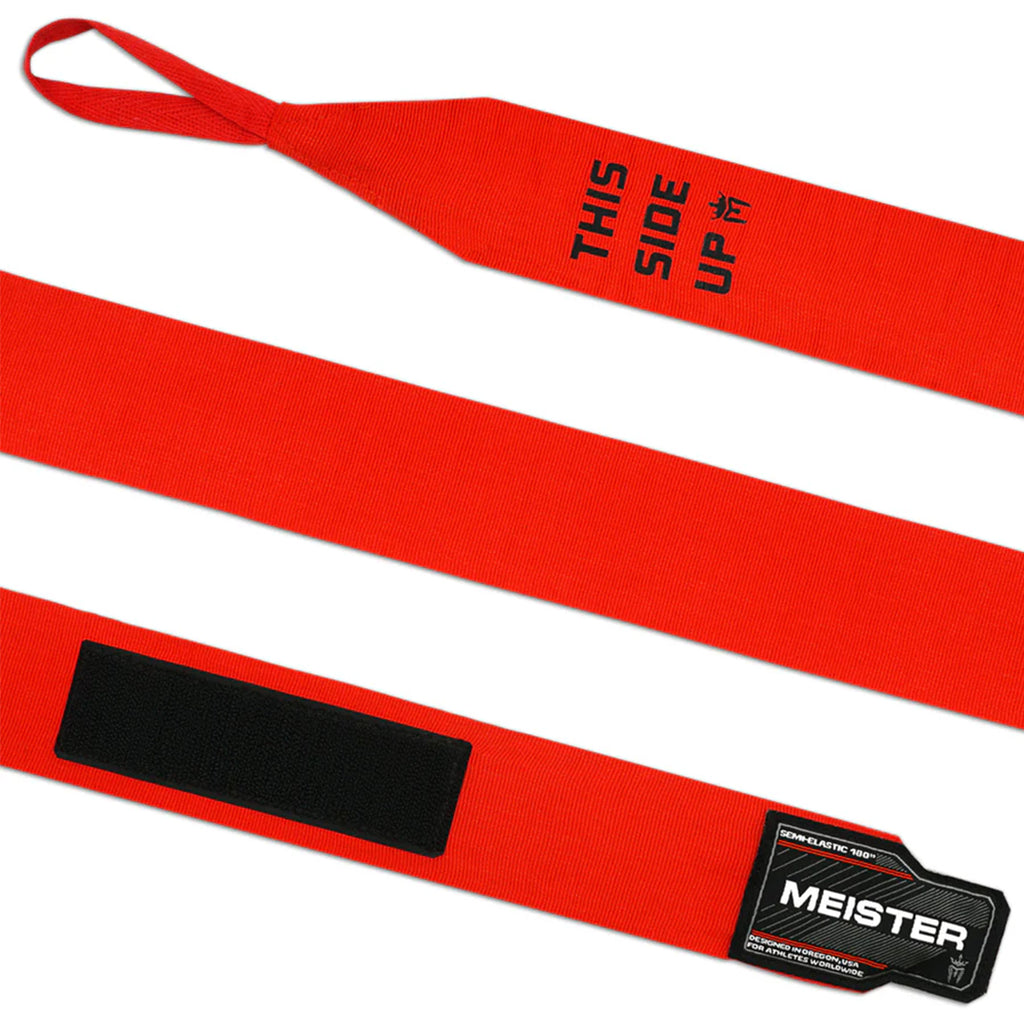 Vendas Semielasticas Para Boxeo y MMA Meister Rojas de 180 Pulgadas (par) image 1