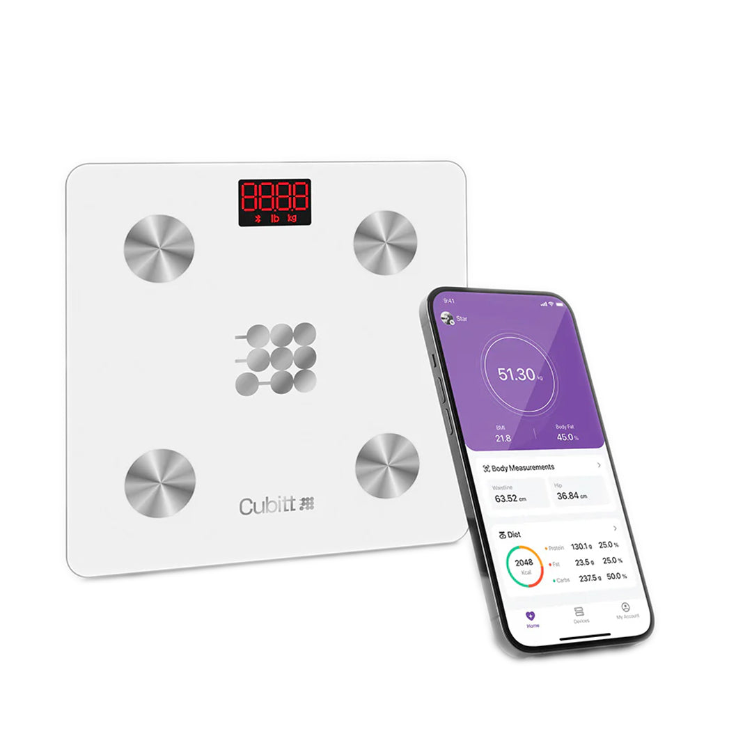 Bascula Inteligente Cubitt Blanca image 1