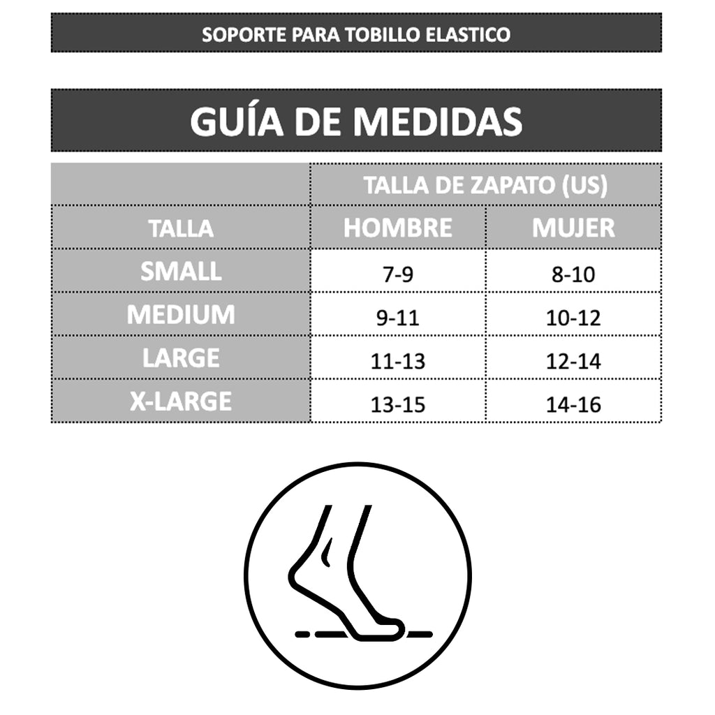 Soporte Para Tobillo Elastico Mueller Negro S image 4