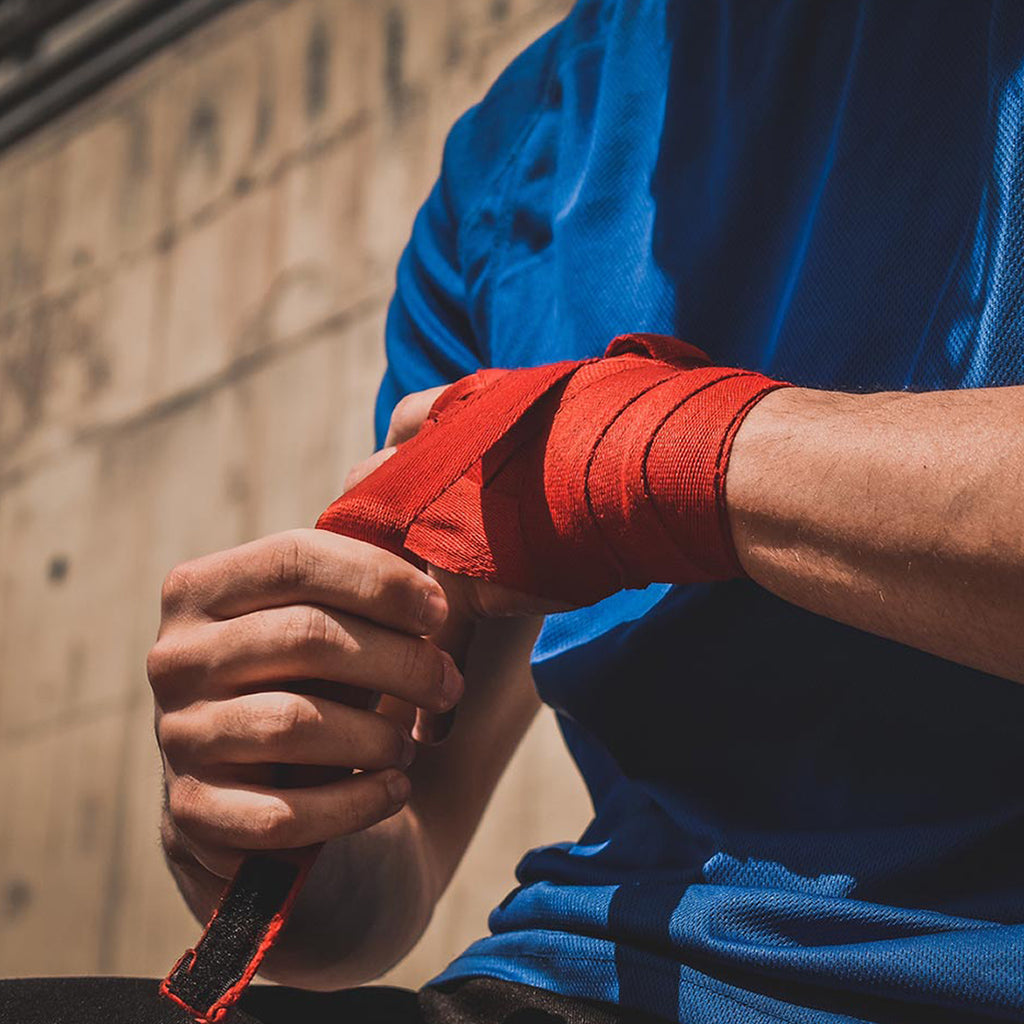 Vendas Semielasticas Para Boxeo y MMA Meister Rojas de 180 Pulgadas (par) image 2