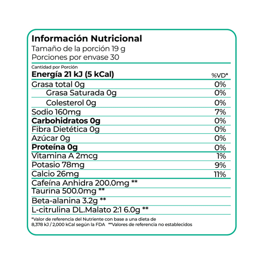 Pre-Workout Blast Frambuesa Azul de 570 g image 1