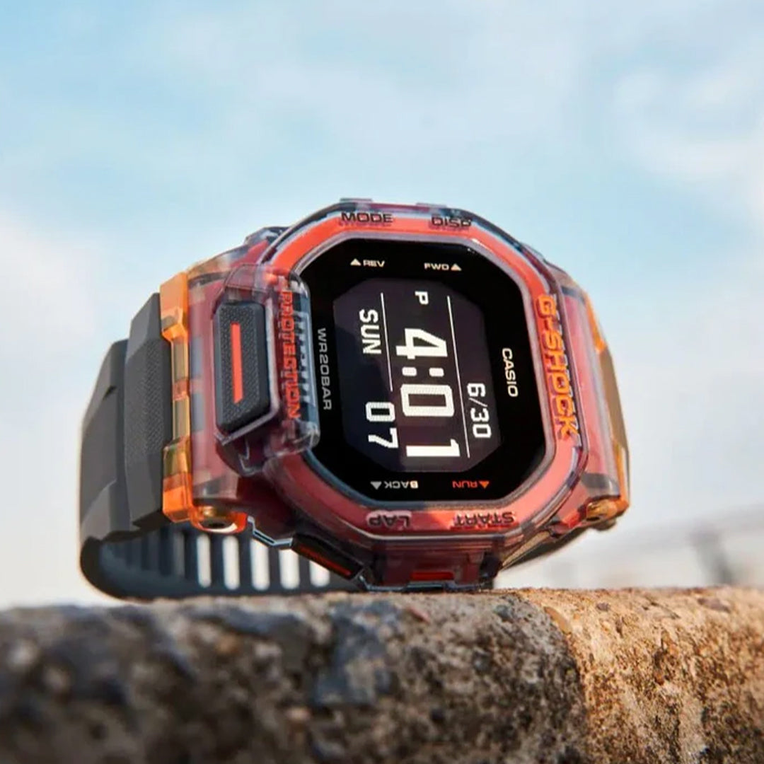 Reloj G-Shock GBD-200SM-1A5 Gris con Naranja image 4