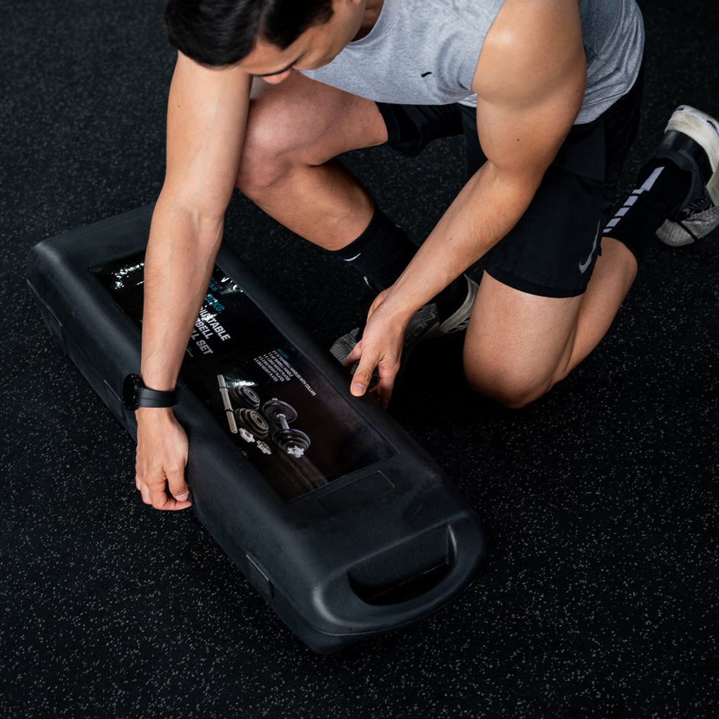 Set de Mancuernas y Barra Estandar con Peso Ajustable Practical Fitness de 50 kg image 5
