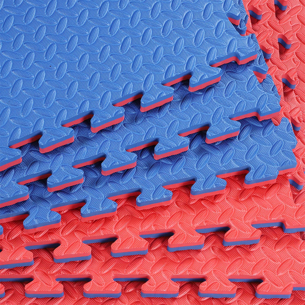 Tatami Reversible Rojo y Azul de 100 x 100 x 3.0 cm image 2