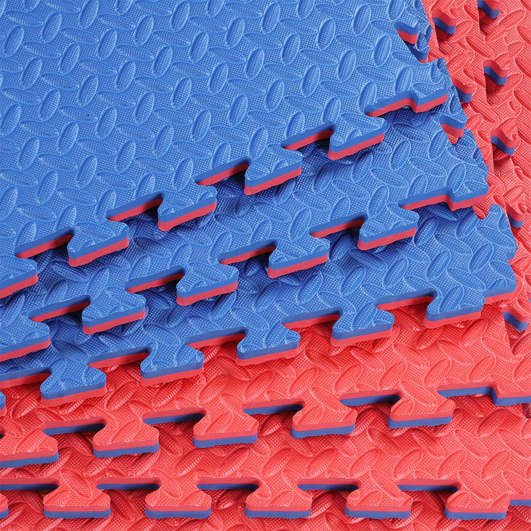 Tatami Reversible Rojo y Azul de 100 x 100 x 3.0 cm image 2