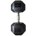 Mancuerna Hexagonal de Caucho Volxfit de 55 lb image 0