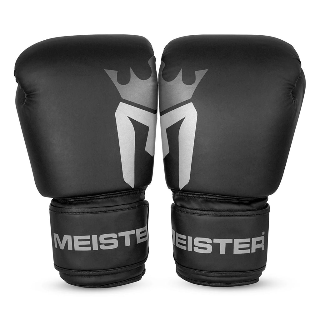 Guantes Para Boxeo Meister Negro Mate de 16 oz (par) image 1