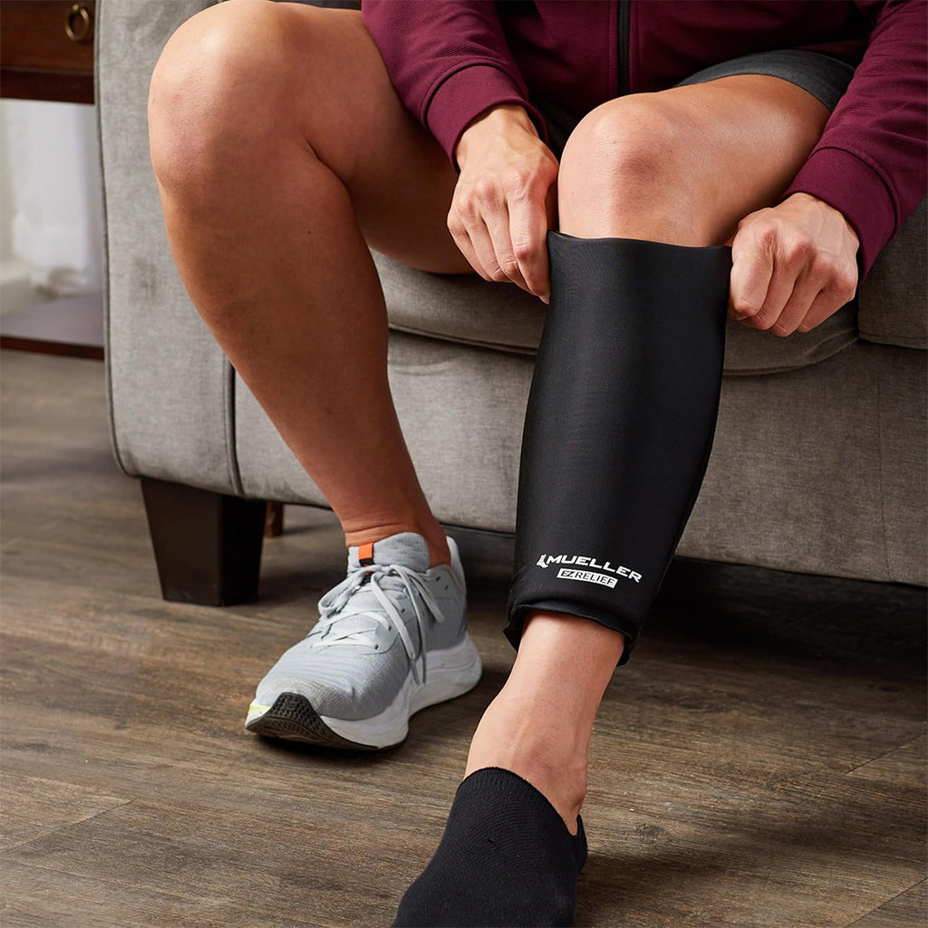 Manga de Compresion Multiusos con Almohadilla de Gel Mueller Negra image 2