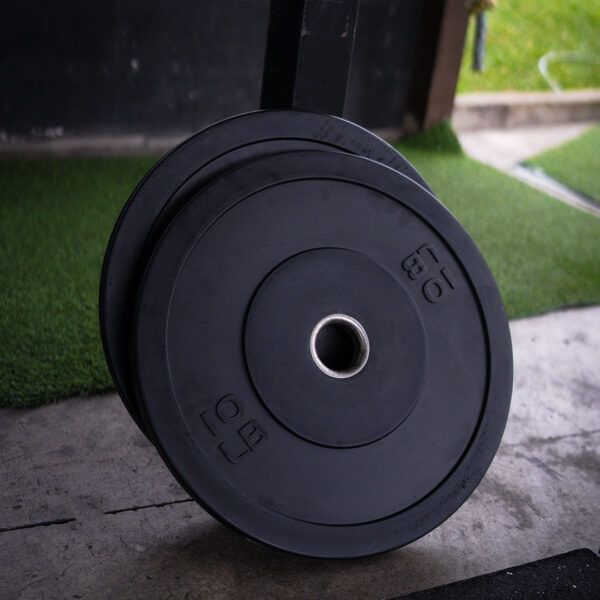 Bumper Plate Negro de 10 lb 2