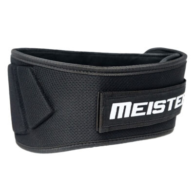 Cinturón con Velcro de 6 Pulgadas Meister Negro 1