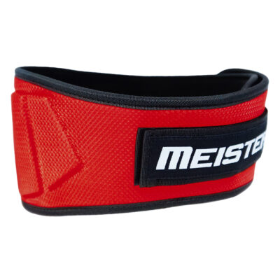 Cinturón con Velcro de 6 Pulgadas Meister Rojo 1