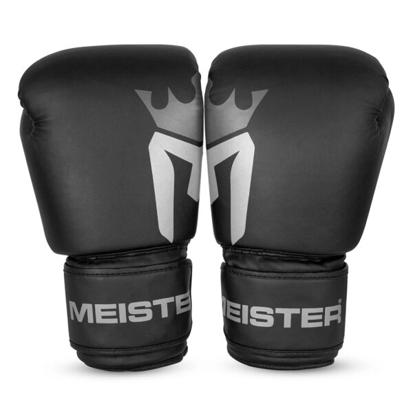 Guantes Para Boxeo Meister Negro Mate de 16 oz (par) 2