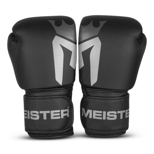 Guantes Para Boxeo Meister Negro Mate de 8 oz (par) 2