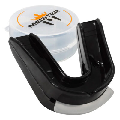 Protector Bucal Moldeable Doble con Estuche Meister Negro 1