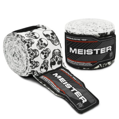 Vendas Semielasticas Para Boxeo y MMA Meister Calaveras de 180 Pulgadas (par) 1
