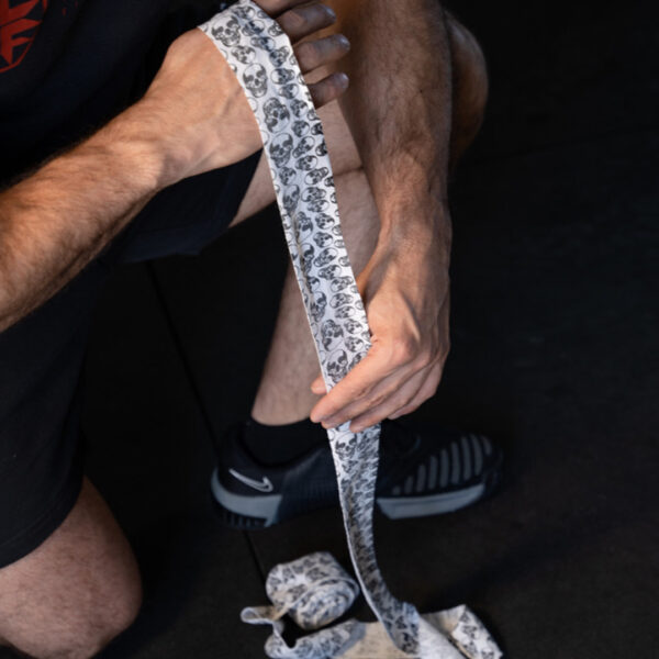 Vendas Semielasticas Para Boxeo y MMA Meister Calaveras de 180 Pulgadas (par) 3