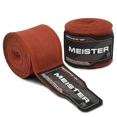 Vendas Semielasticas Para Boxeo y MMA Meister Marron de 180 Pulgadas (par) 1
