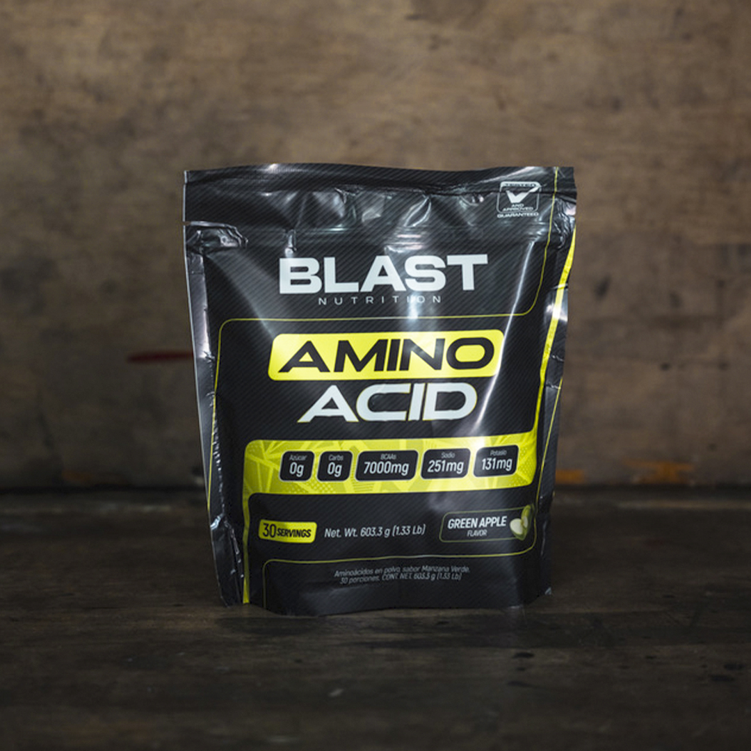 Aminoacidos BCAA + Electrolitos Blast Manzana Verde de 586 g 3