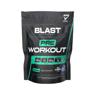 Pre-Workout Blast Frambuesa Azul de 570 g 1